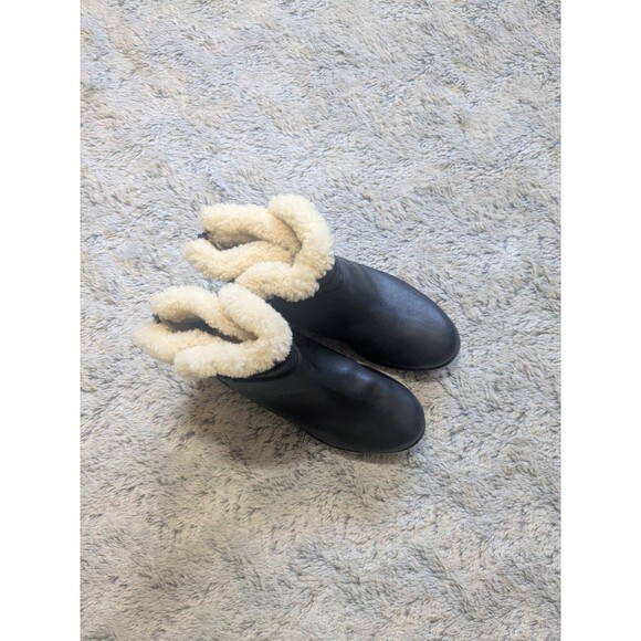 Sorel Black Harlow Boots Leather Suede Chelsea Boot Woman Size US 6.5 - Picture 3 of 6